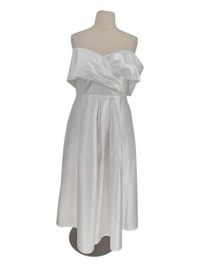 30202 NEW Fashion Off Shoulder Sating Wedding Dress White size 18 bridal bride